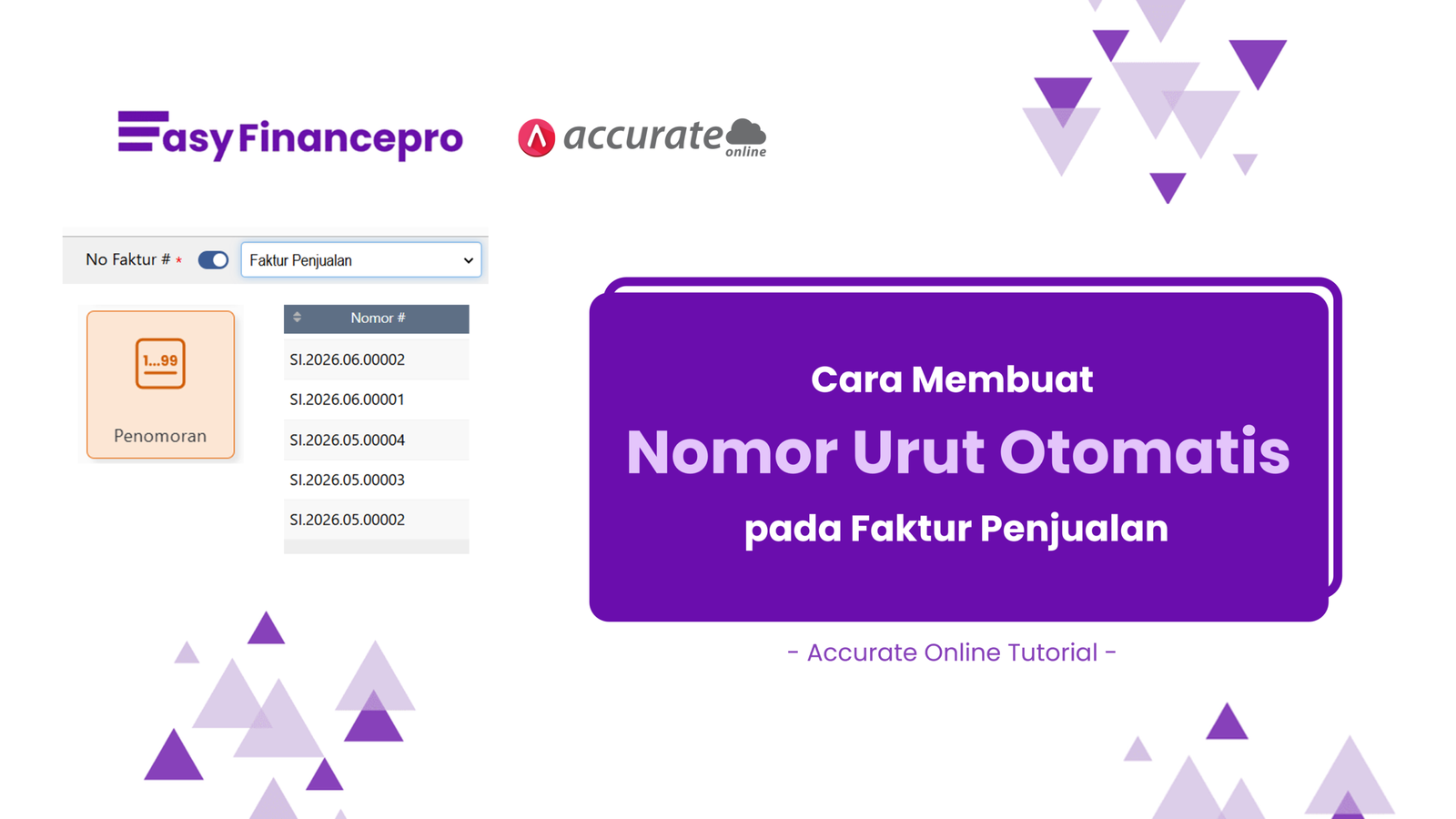 Cara Membuat Nomor Urut Otomatis Faktur Penjualan di Accurate Online