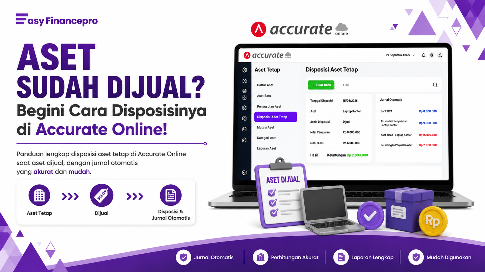 ASET SUDAH DIJUAL? Begini Cara Disposisinya di Accurate Online!