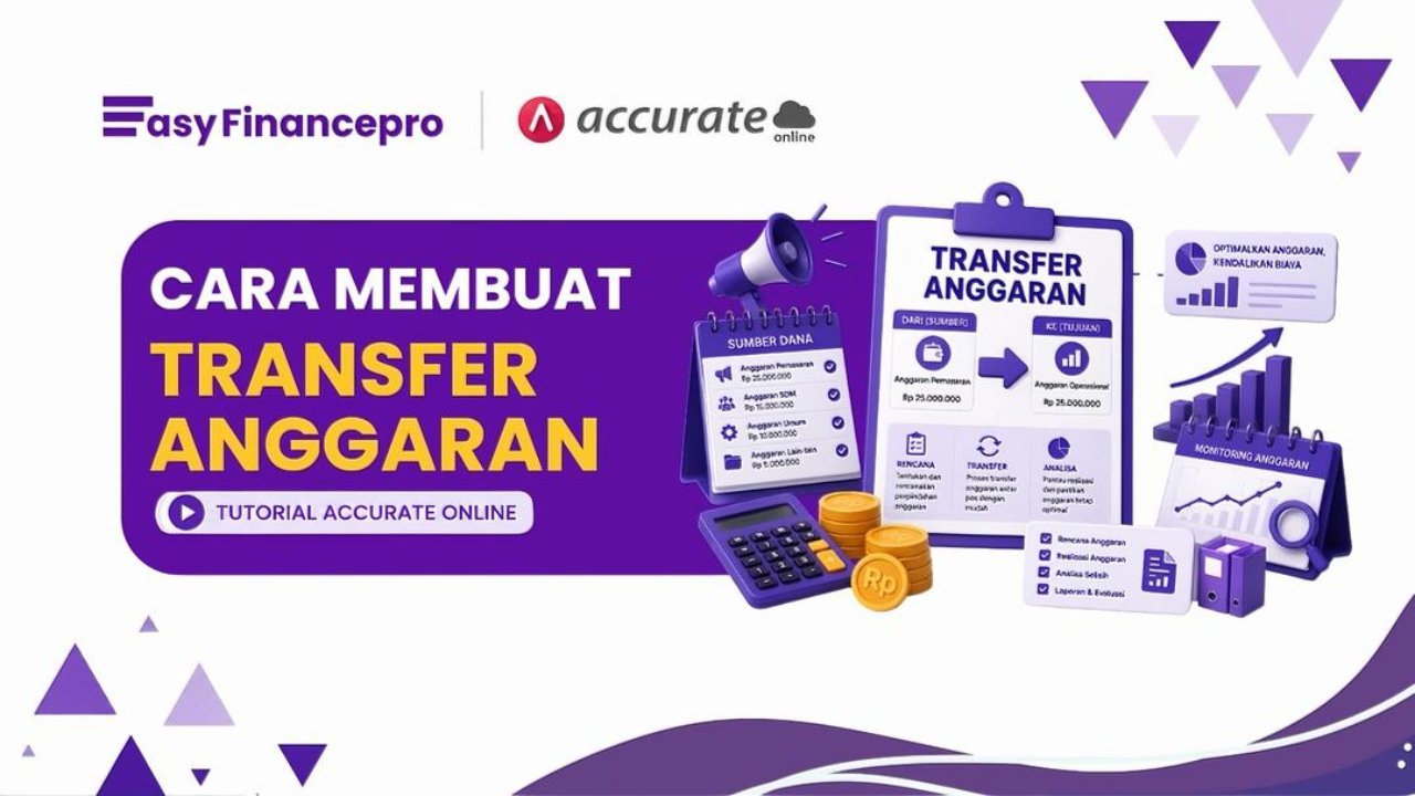 Cara Membuat Transfer Anggaran di Accurate Online