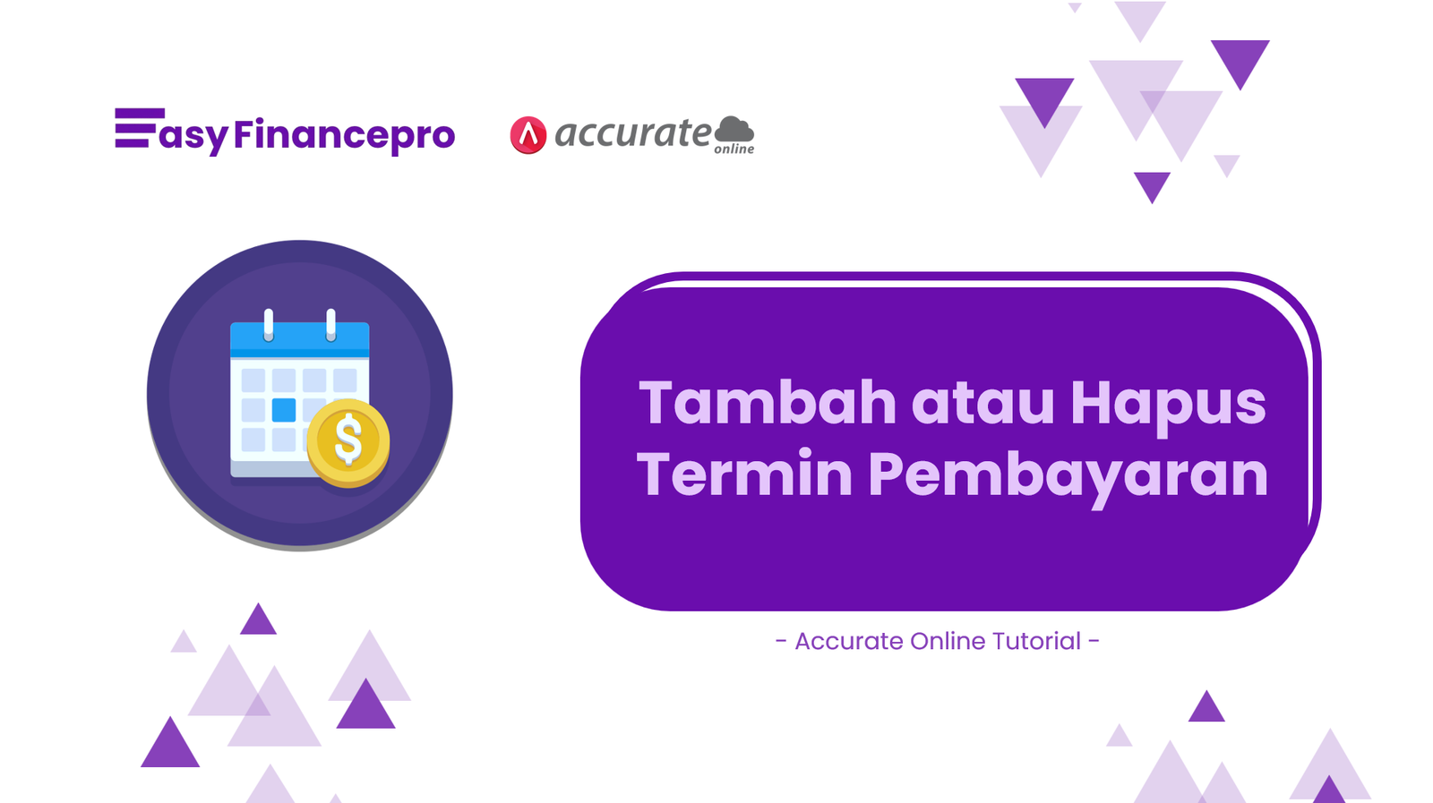 Cara Menambah dan Menghapus Syarat Pembayaran di Accurate Online